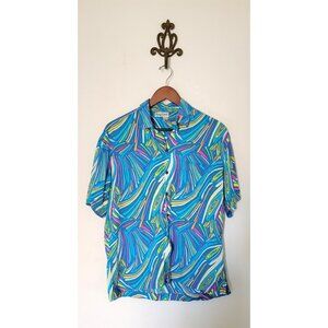 Kenny Flowers Limited Edition MEDIUM Colorful Psychedelic Shirt Trippy